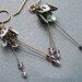 Enameled Earrings Tulip Bell Earrings