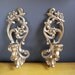 RESERVED - SALE - Swirl-La-La II - Vintage Candle Sconces - Wall Candleholders