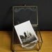 Small Glass Box - Vintage Glass and Brass Curiosity Box or Display
