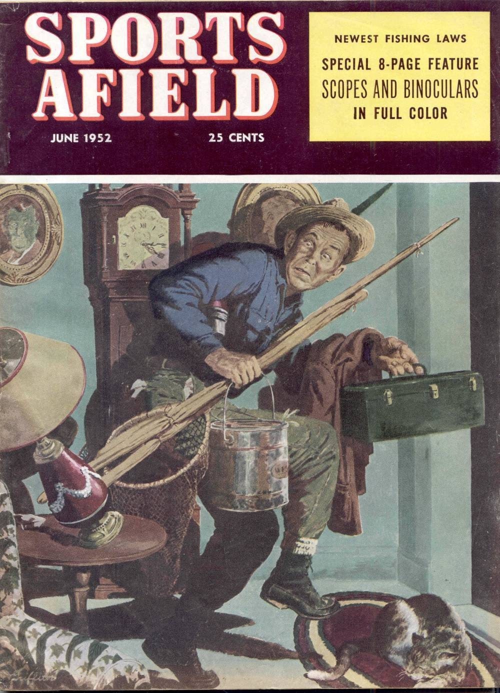 SPORTS AFIELD Magazine June 1952 by elgreco50 on Etsy