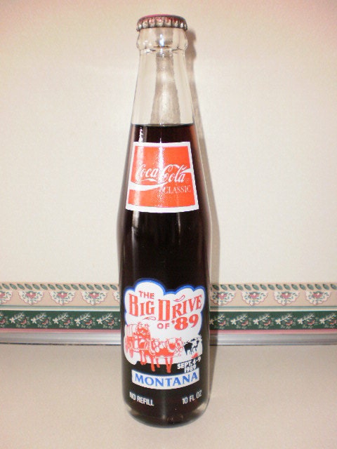 Coca-Cola Commemorative 1989 Montana Centennial Bottle - Unopened
