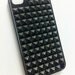 Metallic Black Stud Case for iPhone 4 or 4s