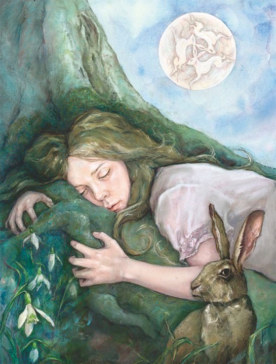 March Moon, unmounted A4 print