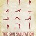 Sun Salutation / 12 basic Yoga postures - 18x24 Canvas Print