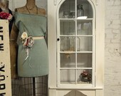 Vintage Painted Cottage Hand Made Shabby White Cupboard CC112