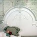Painted Cottage Chic Shabby White Queen Romance Bed BD205
