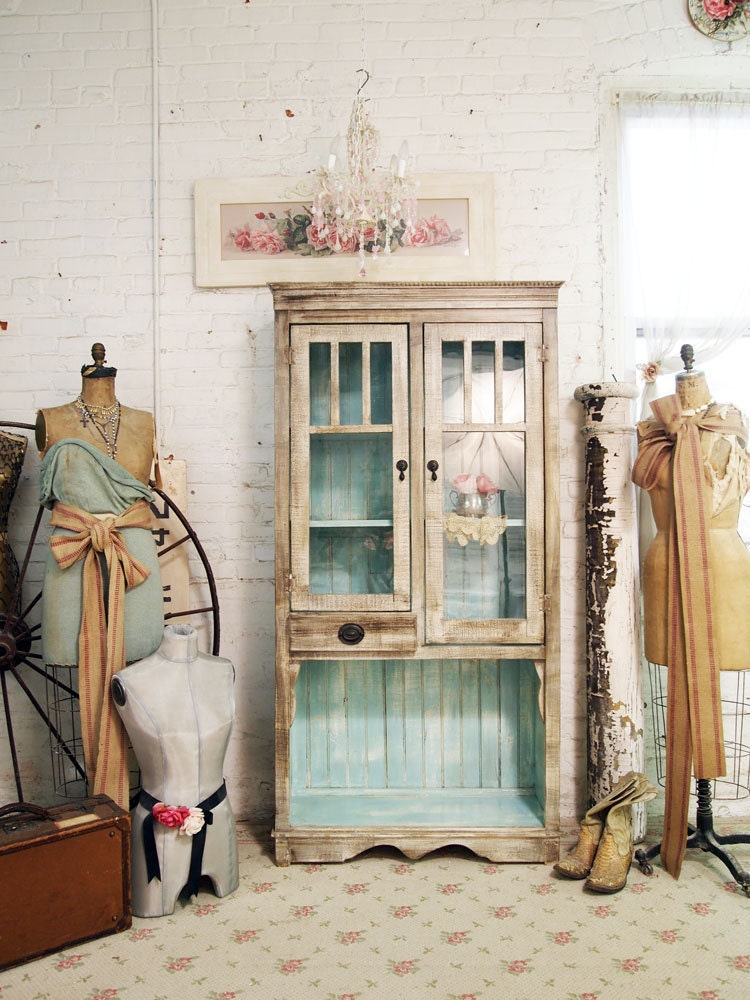 Painted Cottage One of A Kind Farmhouse Cabinet CC280