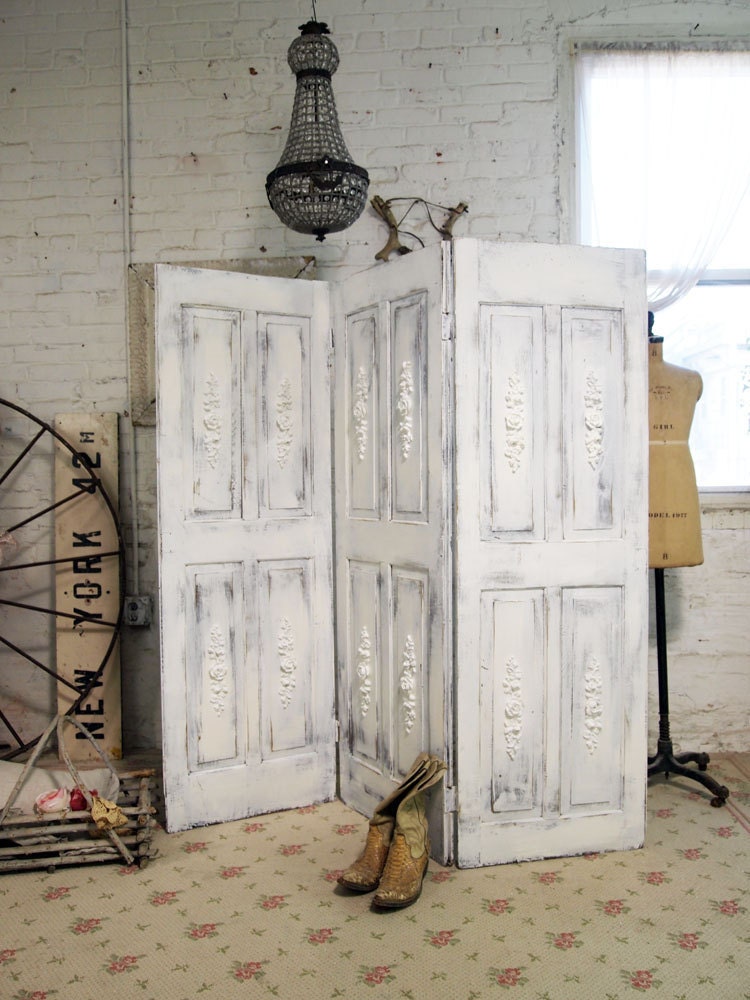 Painted Cottage One of A Kind Room Divider VF262