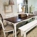 Painted Cottage Chic Shabby Romantic Farmhouse Table TBL241