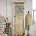 Painted Cottage Chic Shabby Hand Made Farmhouse Cabinet CC336