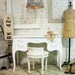 Painted Cottage Chic Shabby White Romantic French Vanity VAN238