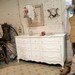 Painted Cottage Chic Shabby White Romantic Dresser DR381