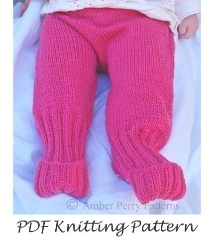 PDF Pattern - Butt Knits Basic Longies/Shorties PLUS Foots Pattern Bundle