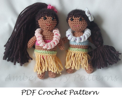 PDF Pattern - Amigurumi Hula Dolls