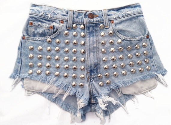 Stellar Short studded cut off shorts