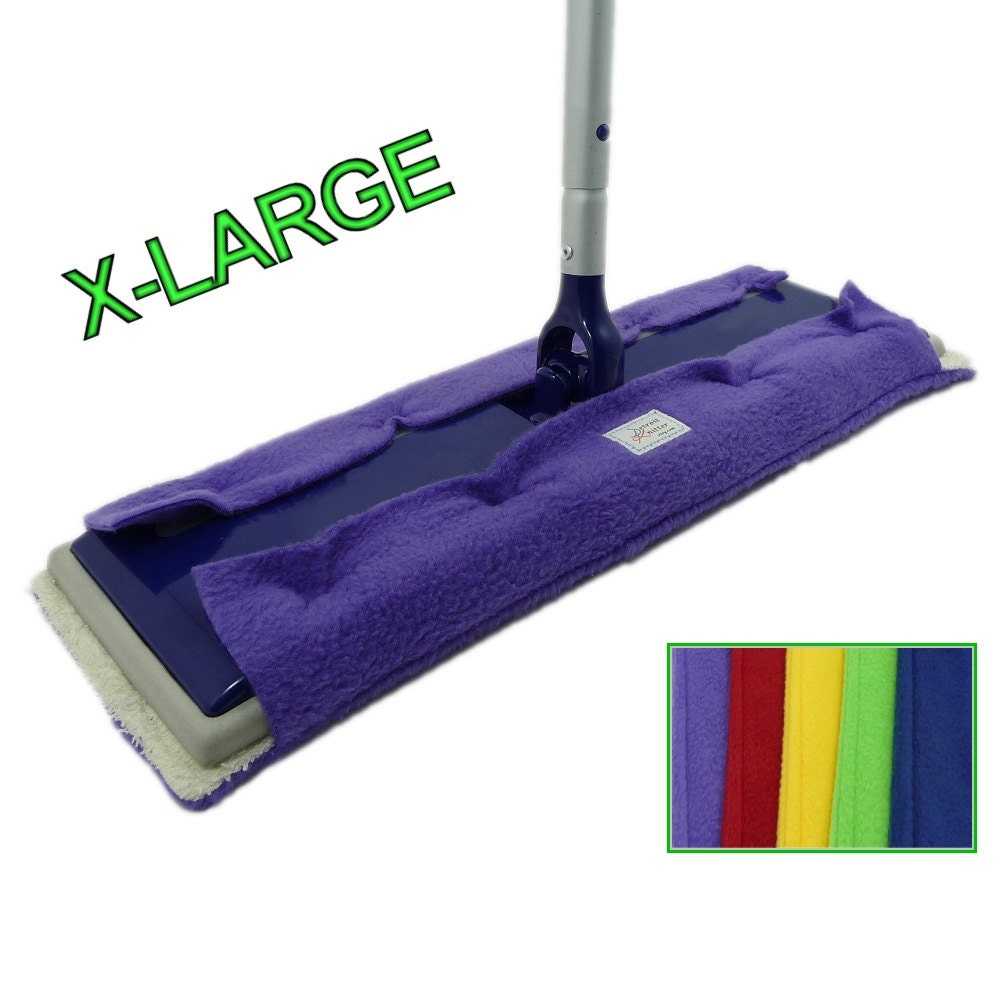 3 Swiffer Pads - Reusable - X-large pads - Professional size - Double Sided - Pick your colors