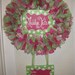 Custom Boutique Baby Wreaths, Birth Announcements, and Hospital Door Hangers