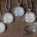 Personalized Bridesmaid Vintage Dictionary Word Necklace Pendant- 5 necklaces