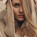Medium size R E A D Y to ship Nude- Beige woolen asymmetric Sand Muse S W E A T E R