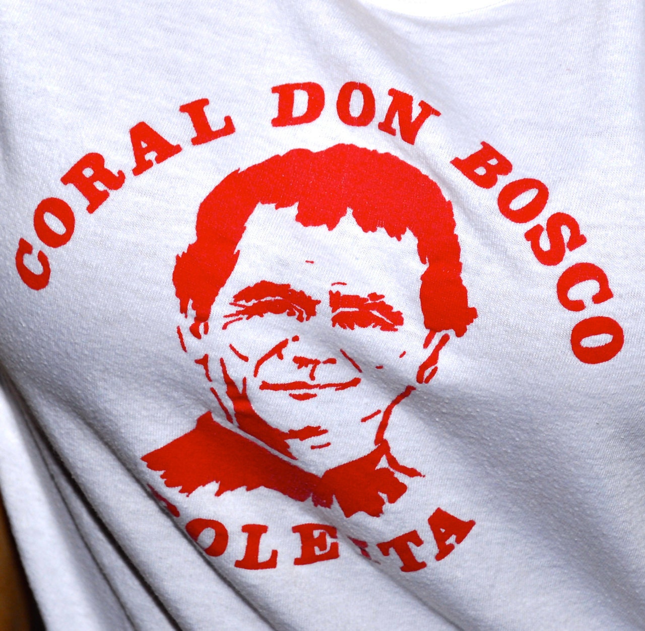 CAROL DON BOSCO Boleita 1980s Political Politician T Shirt from Venezuela Mens sz Small S