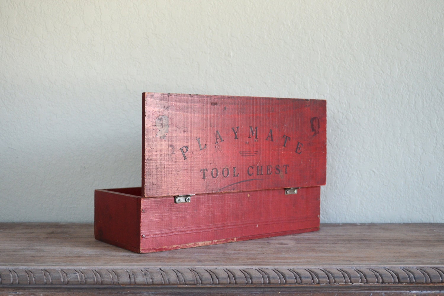 antique toy tool box