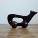 Vintage Wooden Whale Roll Toy Nautical