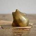 Vintage Brass Frog