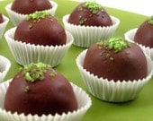Chocolate Mint Cake Truffles