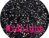 MIDNIGHT Black Cosmetic Glitter 3 Gram Jar