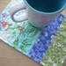 Good Fortune too Mug Rug - FREE SHIPPING
