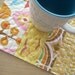 Flock in dawn mug rug - FREE SHIPPING