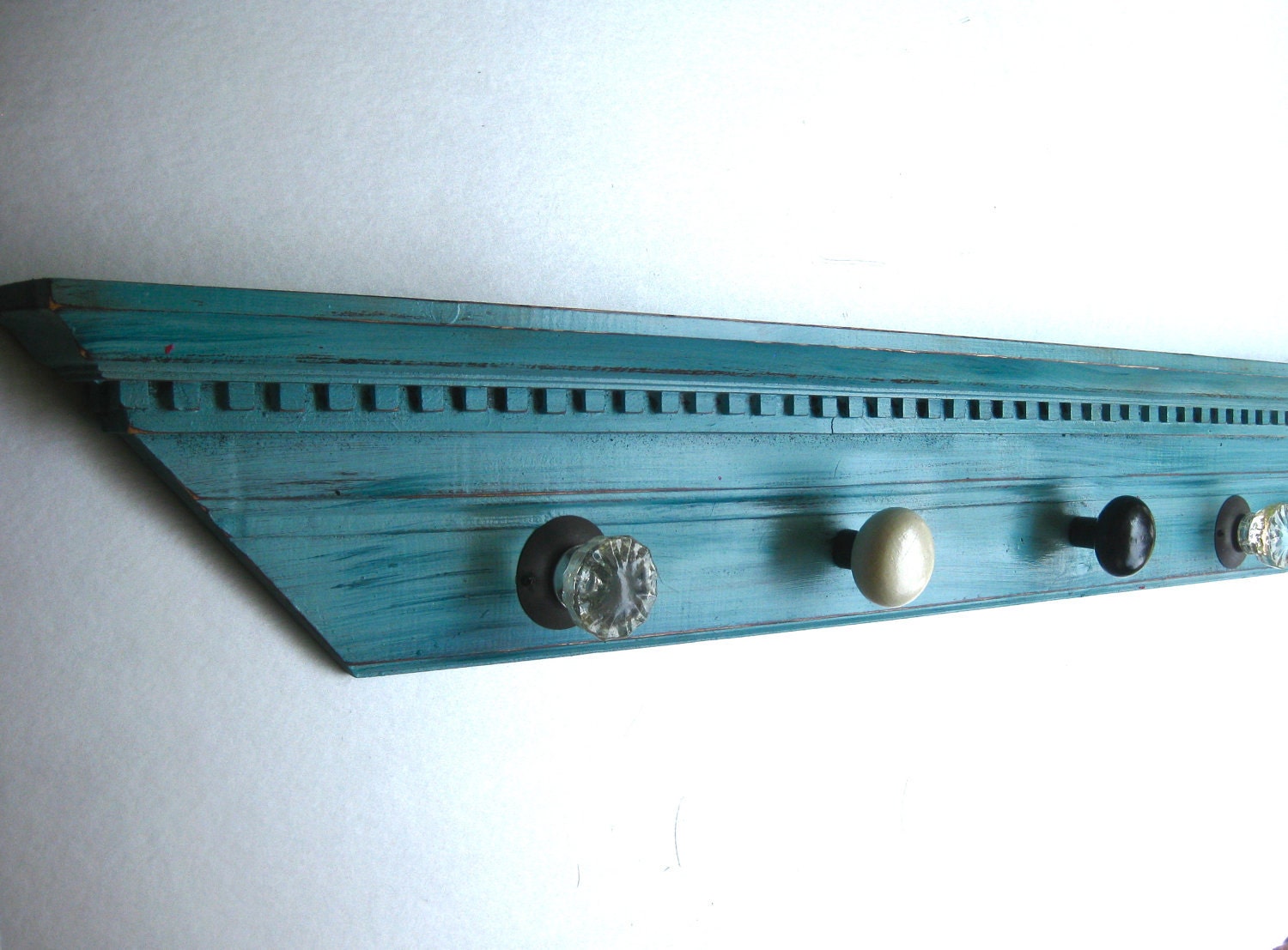 Shabby Cottage Shelf & Doorknob Hooks