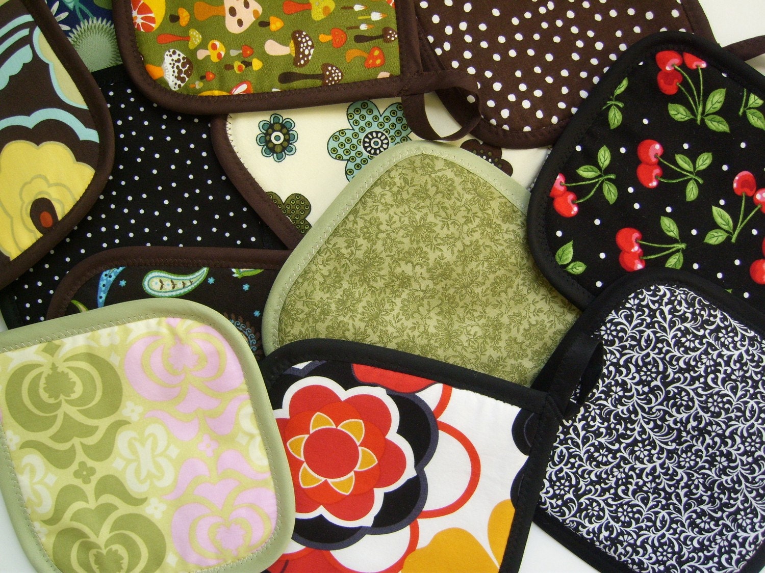PDF Pattern and Tutorial - The EASY PEASY Potholder - Instant Download Sewing Pattern