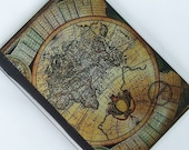 MAP PASSPORT COVER  Vintage Olde World Map - sugarcanetrain808
