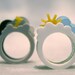 Oh, Happy Day \/ Oh, Crappy Day Ring Set (Medium, Acrylic)