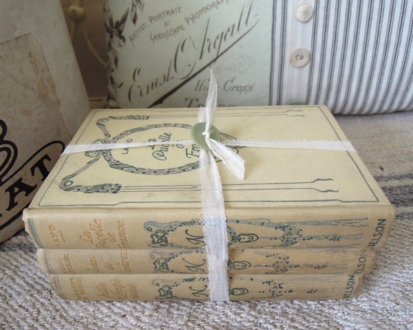 Vintage french classics book bundle