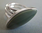 leaf ring - imperial jasper