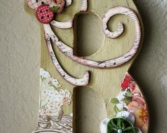 Personalized Antique Vintage Boutique Wall Letter