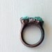 Copper Ring Turquoise December Birthstone Handmade Ring Simple Raw Modern Organic Robins Egg Blue