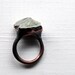 Copper Ring Amethyst Prasiolite Mint Celadon Gem Stone Crystal Artisan Handmade