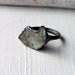 Copper Ring Amethyst Prasiolite Mint Celadon Gem Stone Crystal Artisan Handmade
