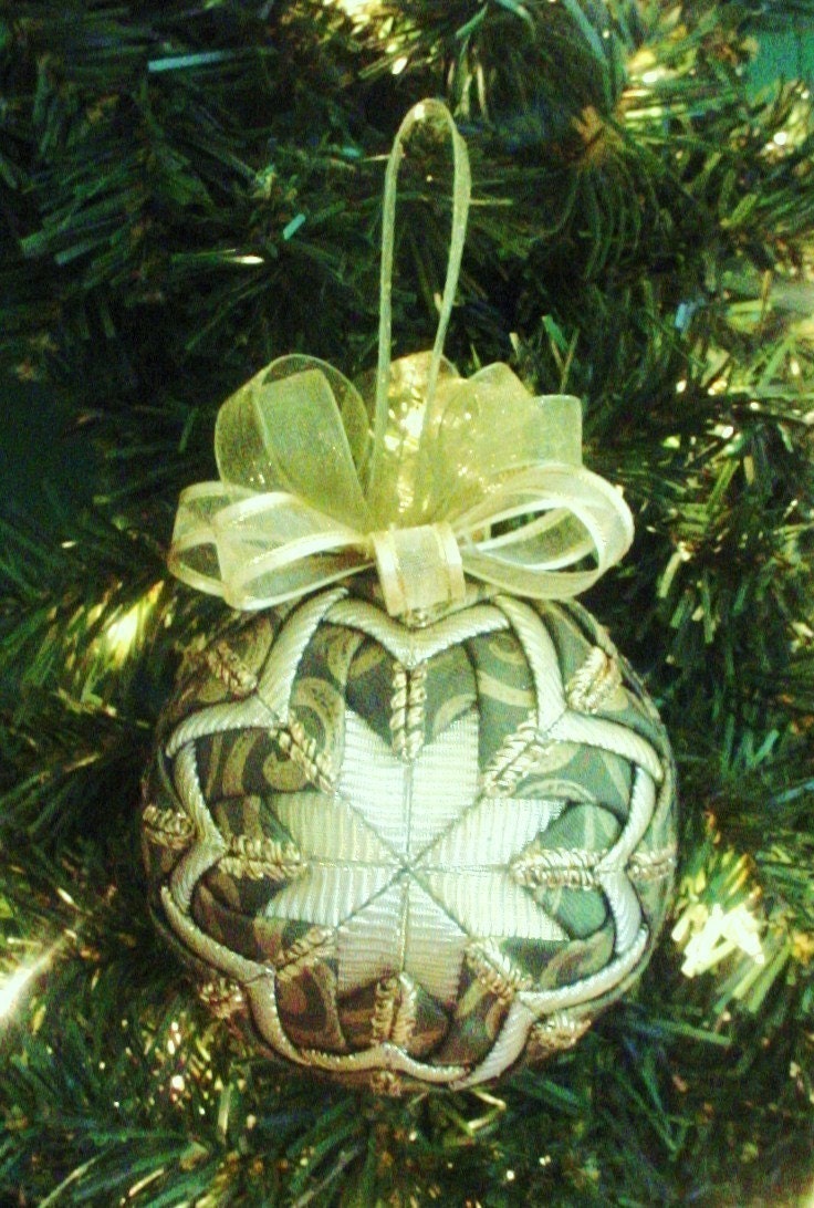 Quilted Christmas Ornament Pattern PDF Tutorial Holiday Ornament Pattern