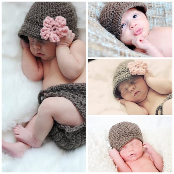 INSTANT DOWNLOAD Crochet Pattern Swirly Newsboy Cap - Sizes Newborn to 10 Years Welcome to sell finished items