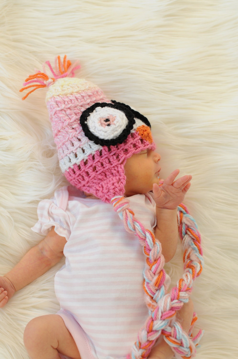 OWL baby beanie- perfect for TWINS or siblings