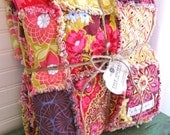 Rag Quilt CUSTOM Throw - Reversible - Any Color Any Pattern