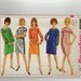 Vintage 60's Gathered Yoke Dress sewing pattern. Jackie O, Mad Men. Simplicity. Size Teen 12T. No. 6299.