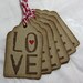 LOVE Gift Tags - LOVE - Set of 6