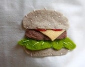 Burger Drawstring Bag / Drawstring Pouch / Lunch Bag Il_170x135