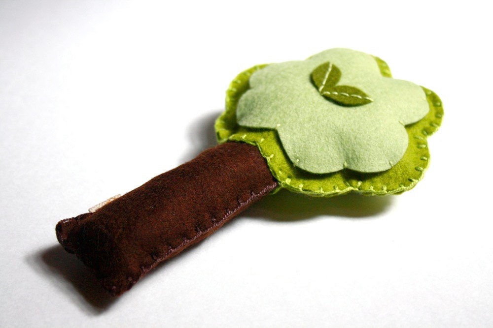 Baby Tree Rattle / Earth Friendly Baby Toys / Organic Baby Rattle