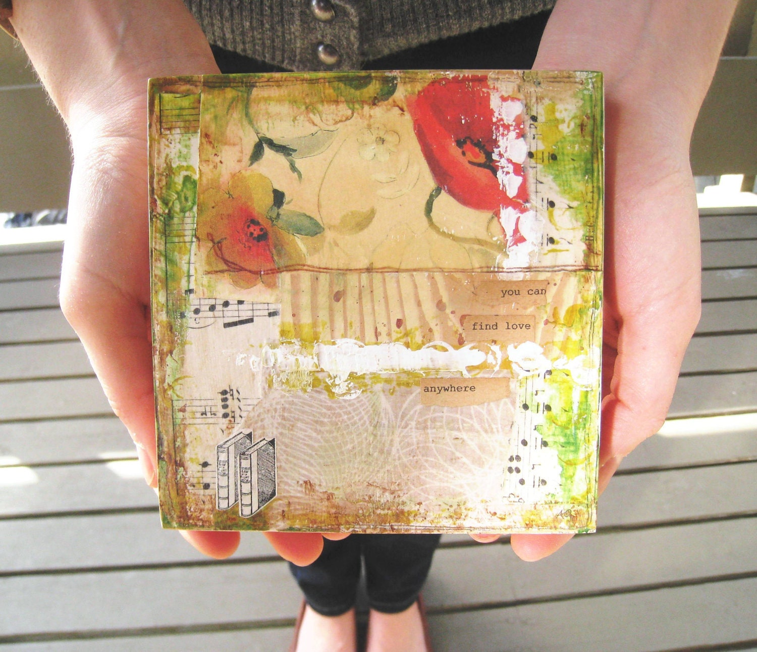 Original Mixed Media Painting - SALE - Anywhere